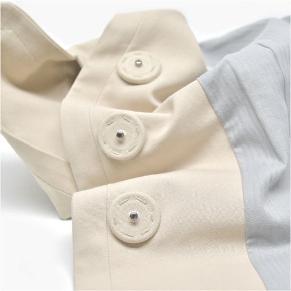 GERARD DAREL Cotton Peacoat ¾ Length Sleeve Snap Closure - Picture 7 of 12